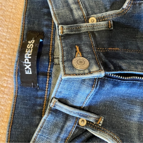 Express Legging Mid Rise Jeans - Size 2 R - Picture 4 of 4